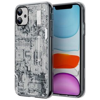 iPhone 11 Kılıf YoungKit Technology Serisi Kılıf gri 