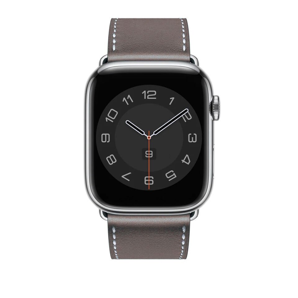 Apple Watch Uyumlu Deri Kordon Kahverengi