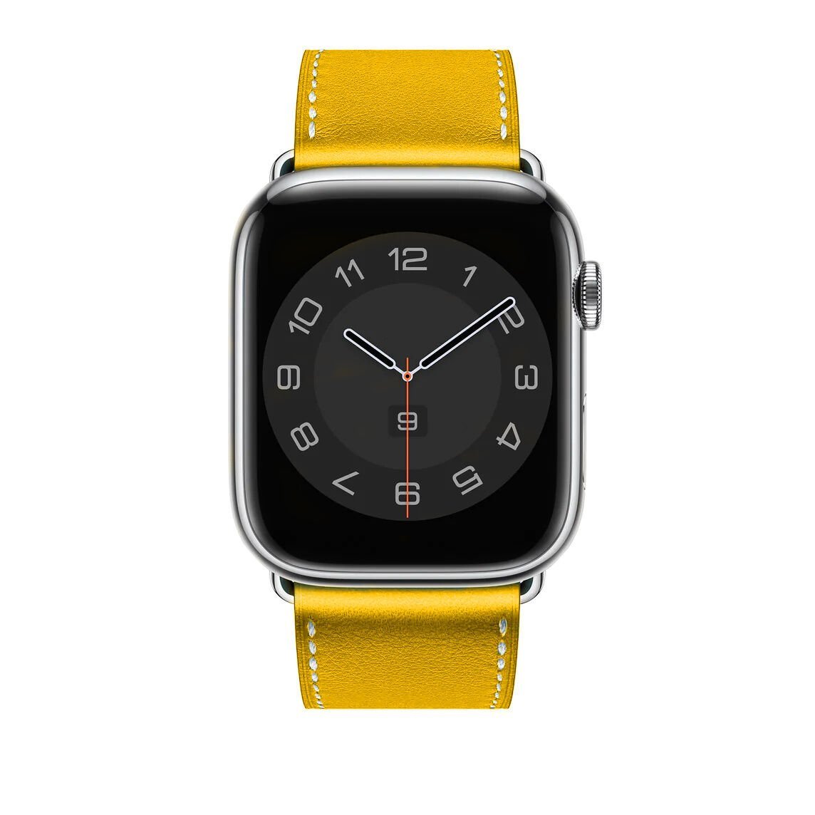 Apple Watch Uyumlu Deri Kordon Sarı