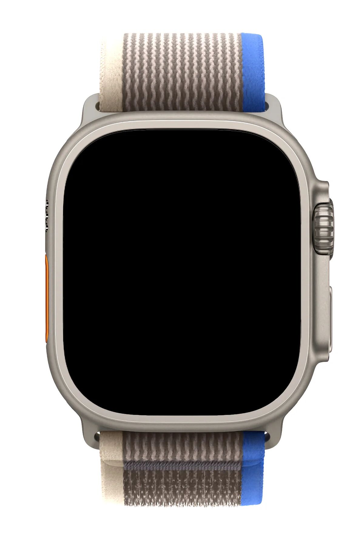 Apple Watch Uyumlu Trail Kumaş Kordon Gri Mavi