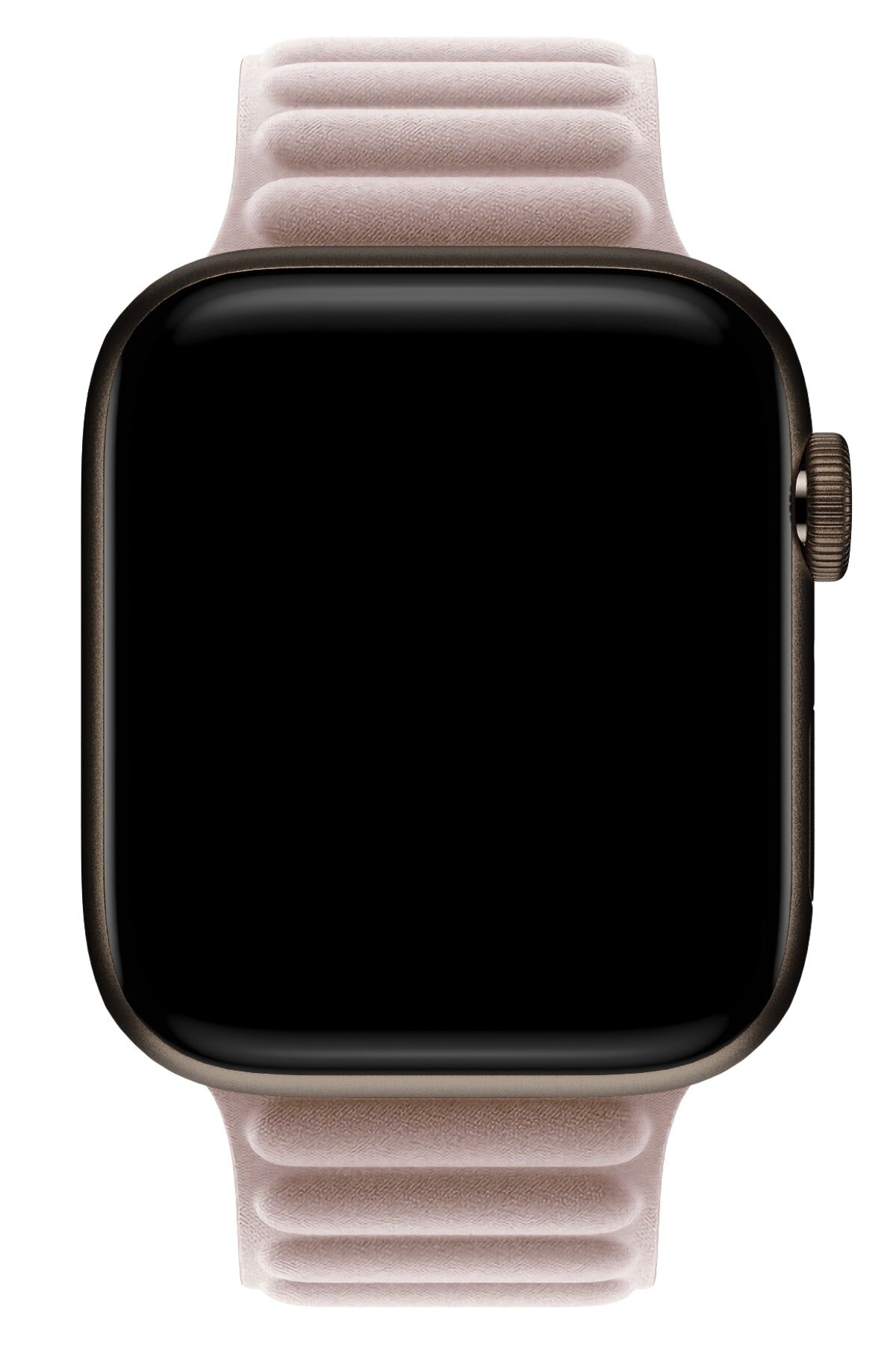 Apple Watch Uyumlu Manyetik Baklalı Kordon Toz Pembe