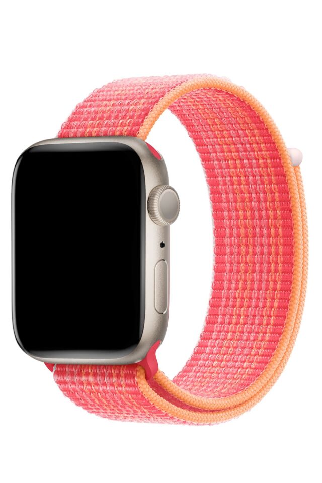 Apple Watch Uyumlu Cırt Cırtlı Kordon Aşk