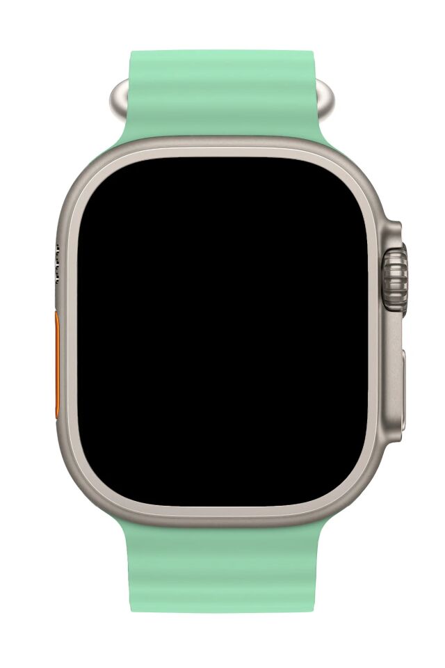 Apple Watch Uyumlu Ocean Silikon Kordon Aqua