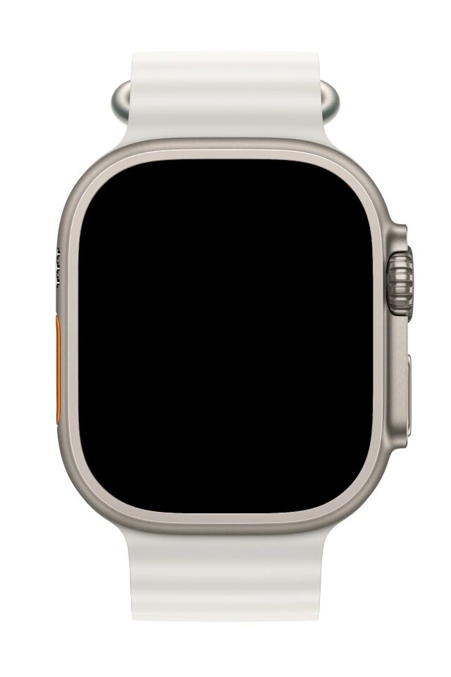 Apple Watch Uyumlu Ocean Silikon Kordon Beyaz