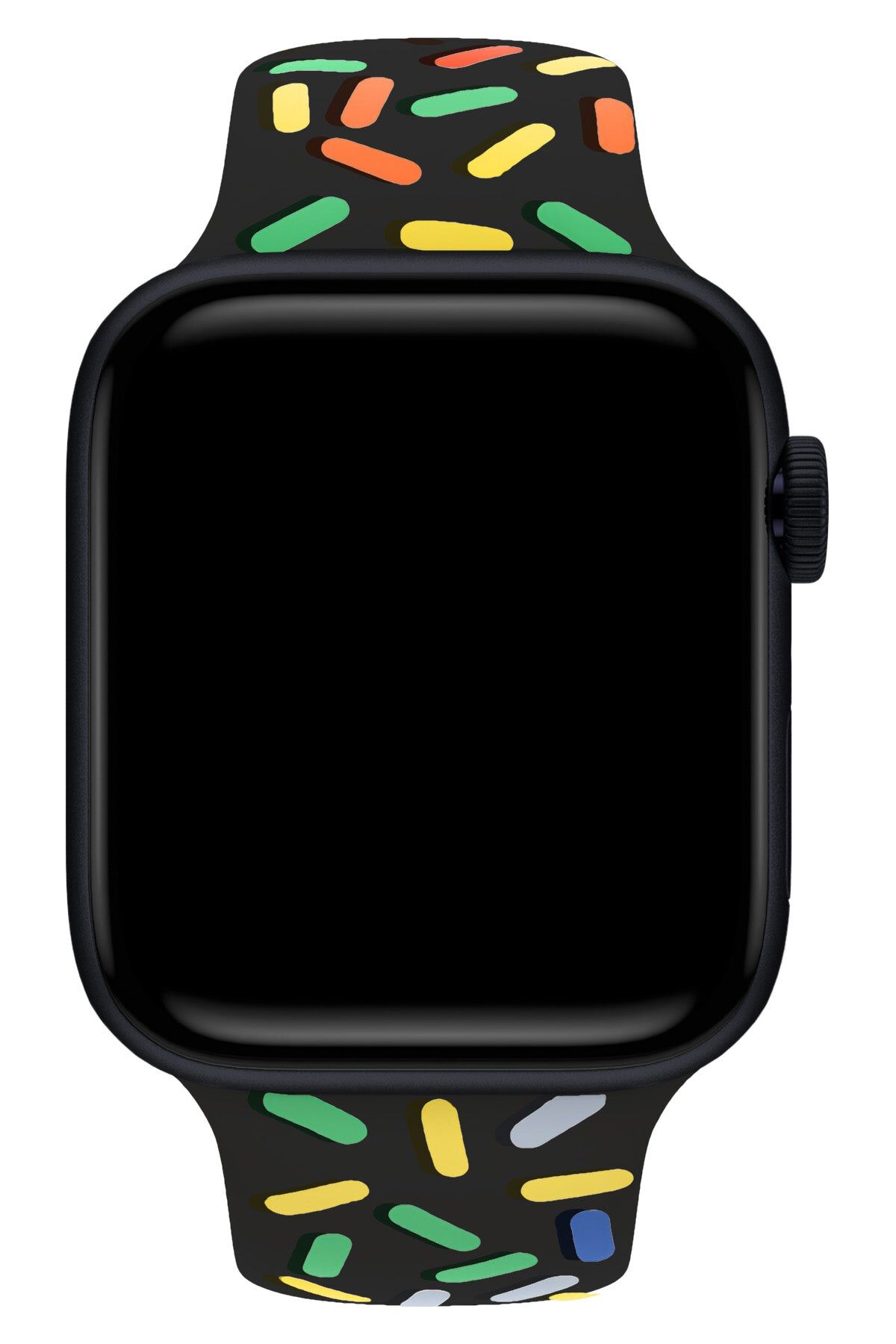 Apple Watch Uyumlu Silikon Pride Edition Kordon Siyah