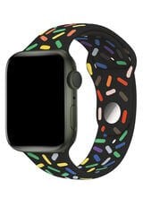 Apple Watch Uyumlu Silikon Pride Edition Kordon Siyah