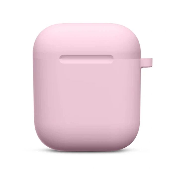 Apple Airpods 2.Nesil Uyumlu Silikon Kılıf İçi Süet Ultra Koruma Kılıfı - Pembe