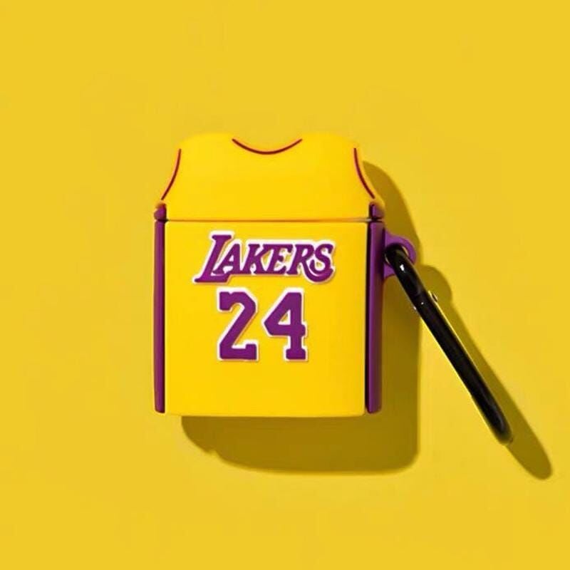 2.Nesil Özel Tasarım Airpods Koruma Kılıfı Lakers Sarı