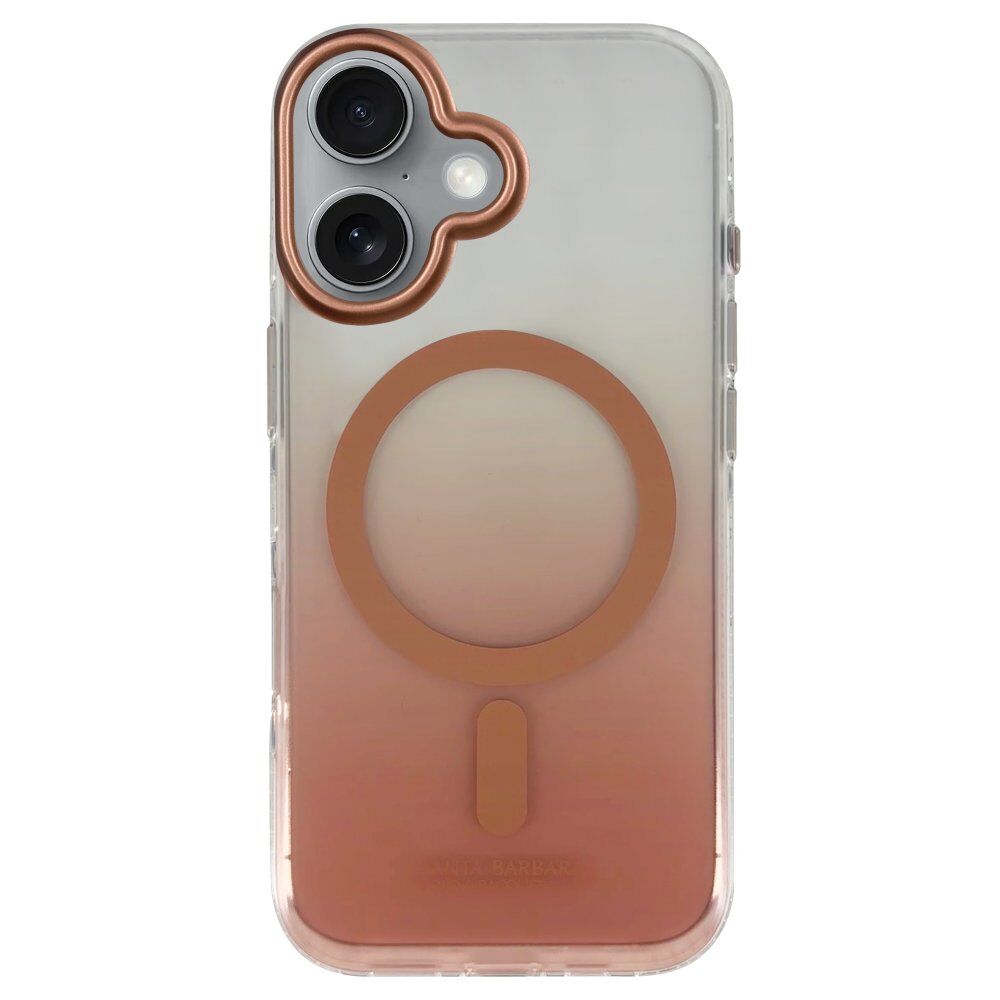 Santa Barbara Polo Racquet Club iPhone 16 Plus Augus Magsafe Kapak rose gold