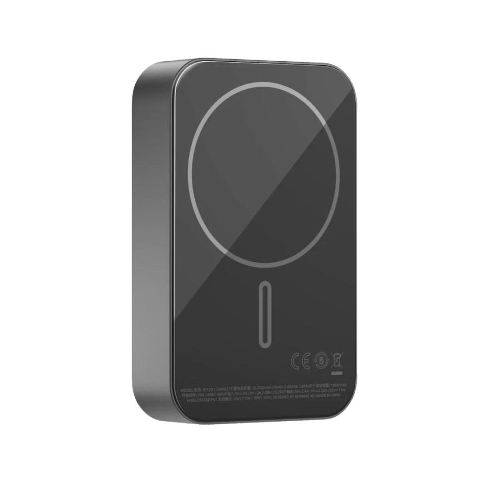 MOMAX IP120D Q.Mag X2 20000mAh Magsafe Wireless Powerbank Black