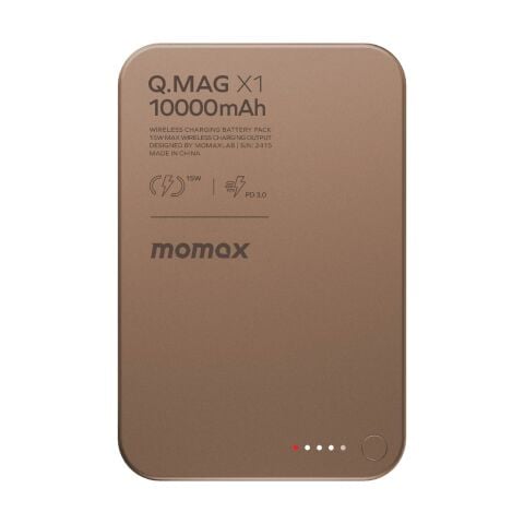 MOMAX IP117E Q.Mag X1 10000mAh Magsafe Wireless Powerbank çöl titanyum