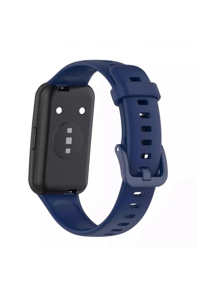 Huawei Band 7 Uyumlu Spor Slikon Kordon Lacivert