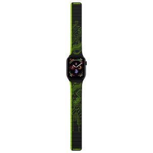 Apple Watch Youngkit Technological Magnetik Tak Çıkar Silikon Strap Kayış Yeşil