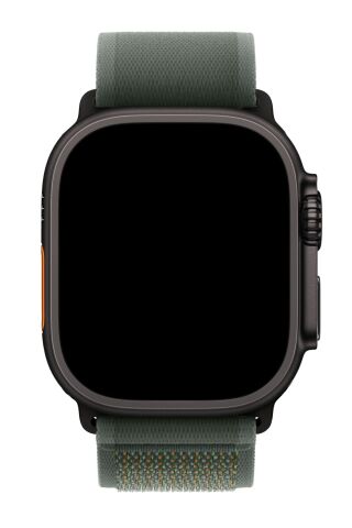 Apple Watch Uyumlu Siyah Tokalı Trail Kordon Yeşil