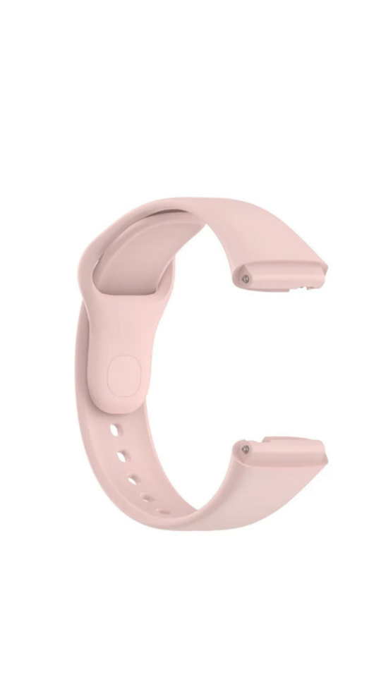 Redmi Watch 3 Active Uyumlu Silikon Kordon Pembe