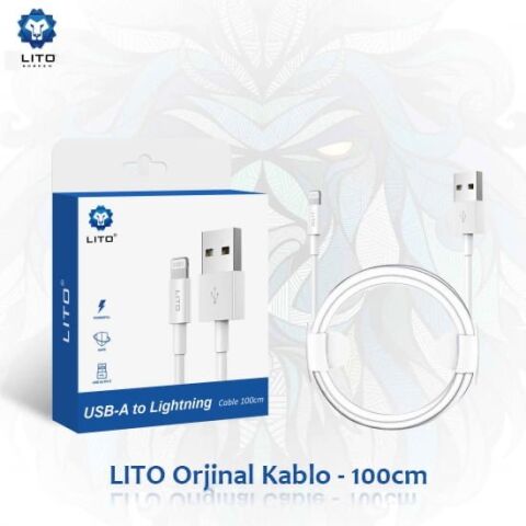 LITO 1m USB / Lightning Güç Kablosu