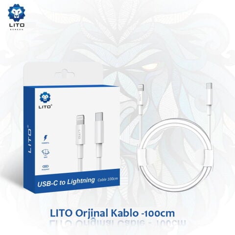 LITO 1m Type-C / Lightning Güç Kablosu