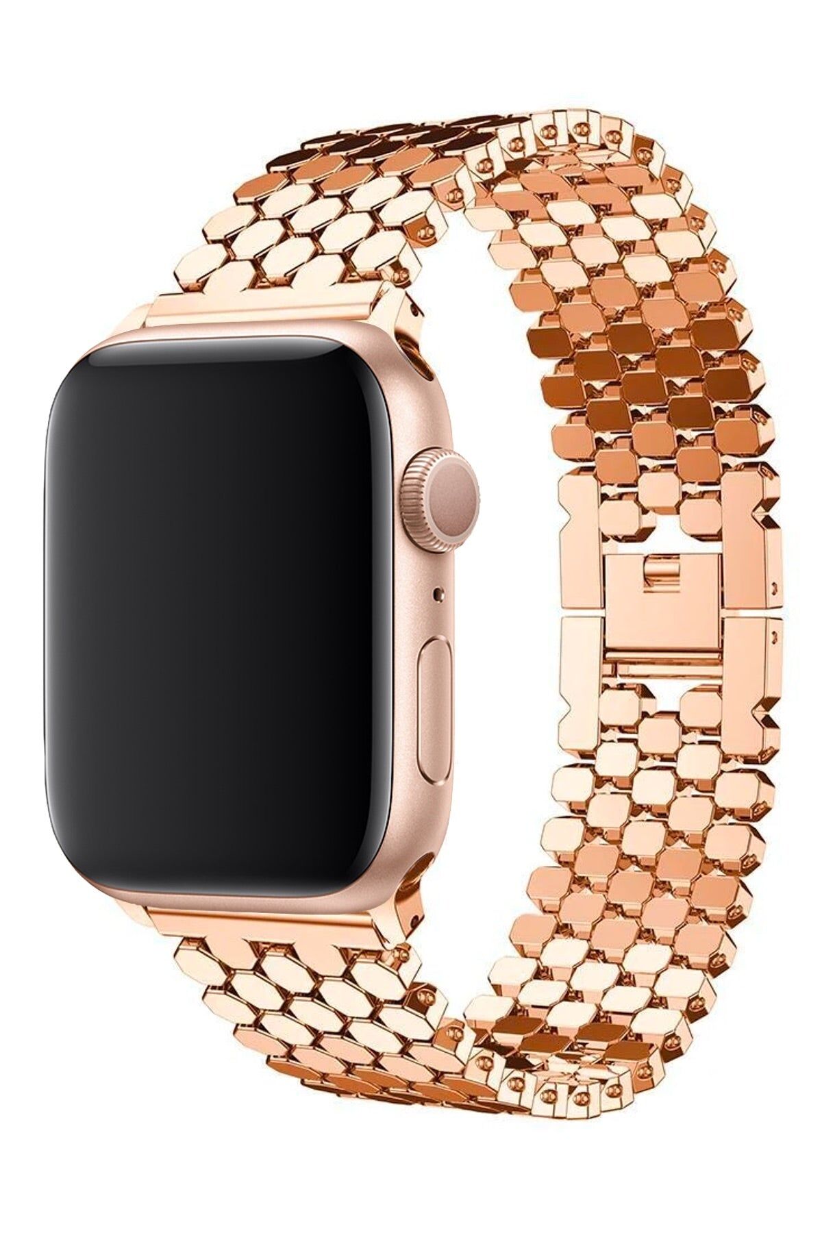 Apple Watch Uyumlu Damla Loop Kordon Rose Gold