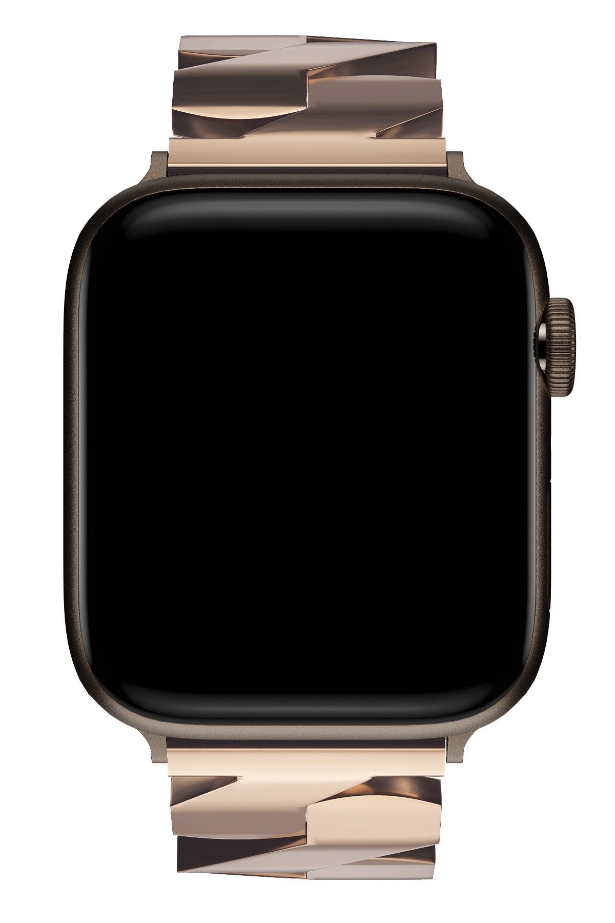 Apple Watch Uyumlu Zigzag Loop Kordon Rose Gold